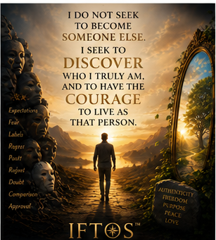 I seek to discover who I truly am